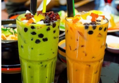 Công thức pha trà sữa thái xanh-thái đỏ