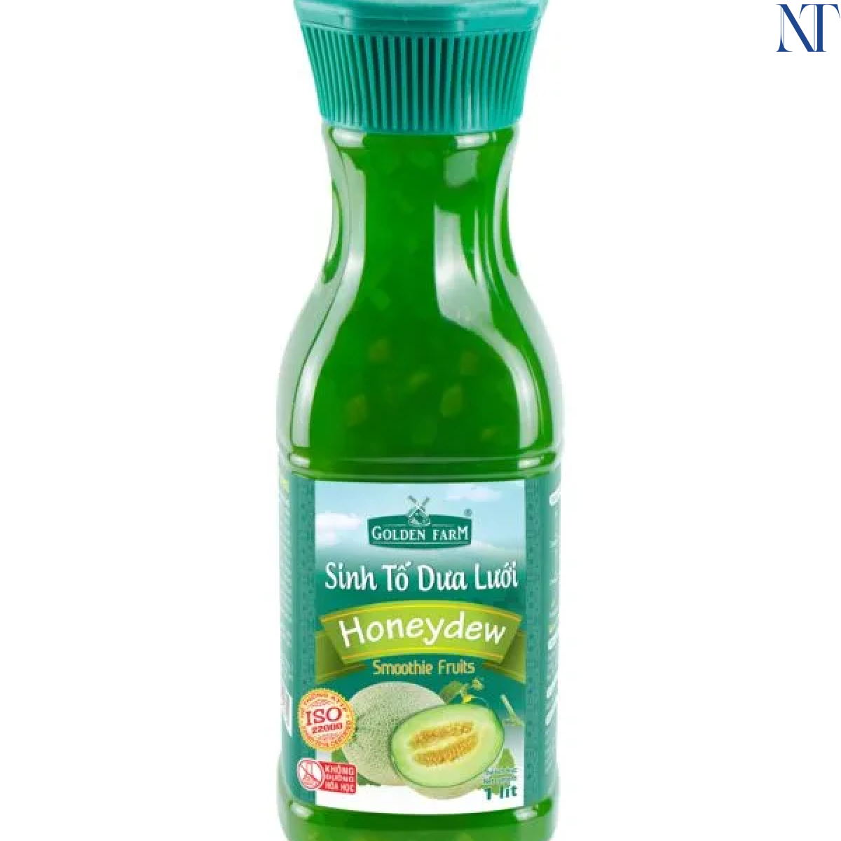Golden Farm Sinh Tố Dưa Lưới Xanh 1L