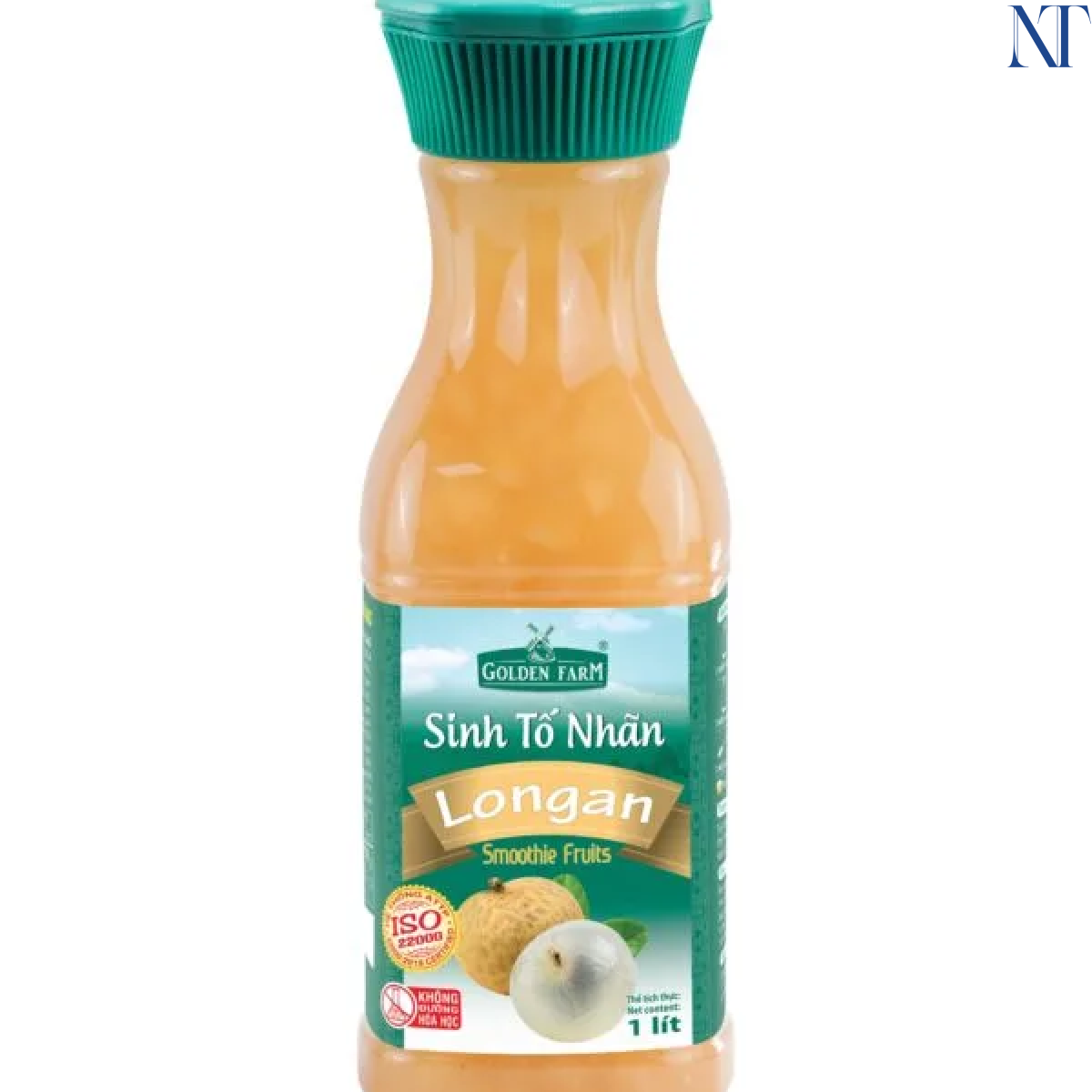 Golden Farm Sinh Tố Nhãn 1L