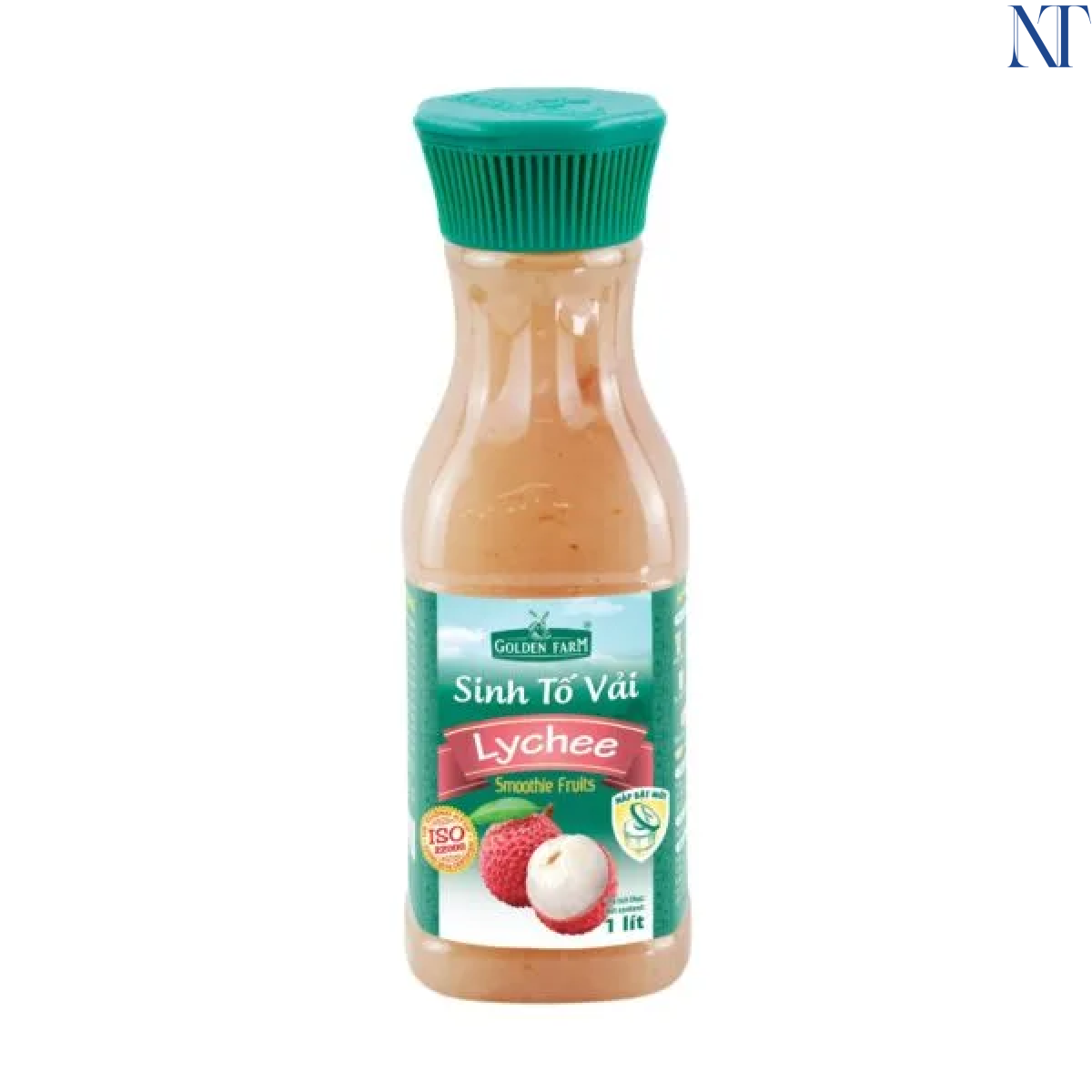 Golden Farm Sinh Tố Vải 1L
