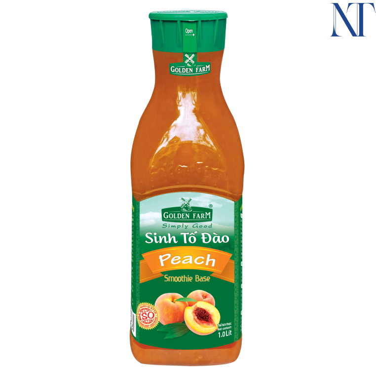 Golden Farm Sinh Tố Đào 1L