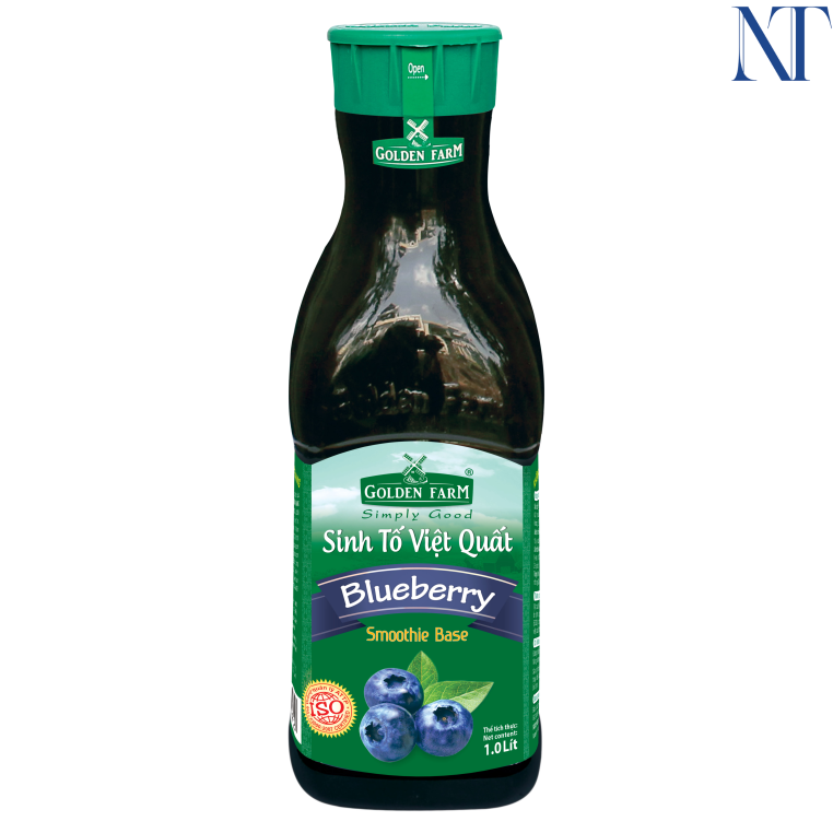Golden Farm Sinh Tố Việt Quất 1L
