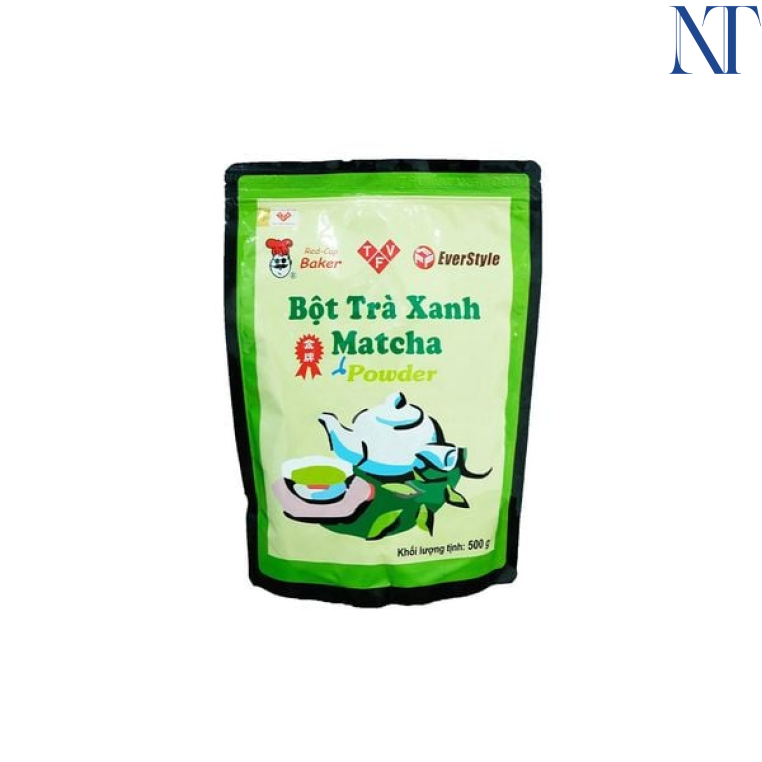 Bột Matcha Powder Mũ Đỏ 0.5Kg
